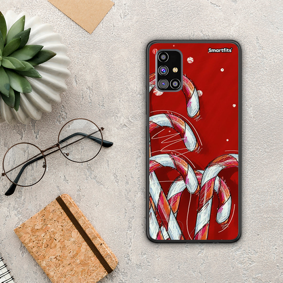 Candy Cane - Samsung Galaxy M31s θήκη