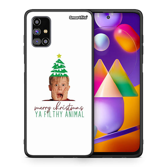 Θήκη Samsung M31s Filthy Animal από τη Smartfits με σχέδιο στο πίσω μέρος και μαύρο περίβλημα | Samsung M31s Filthy Animal case with colorful back and black bezels