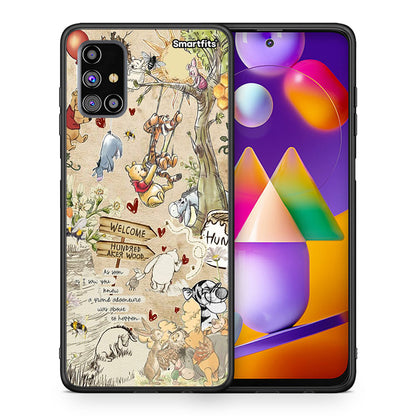 Θήκη Samsung M31s Happy Friends από τη Smartfits με σχέδιο στο πίσω μέρος και μαύρο περίβλημα | Samsung M31s Happy Friends case with colorful back and black bezels