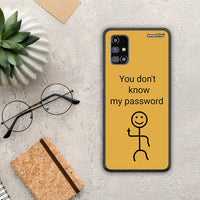Thumbnail for My Password - Samsung Galaxy M31s θήκη