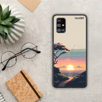 Pixel Sunset - Samsung Galaxy M31s θήκη