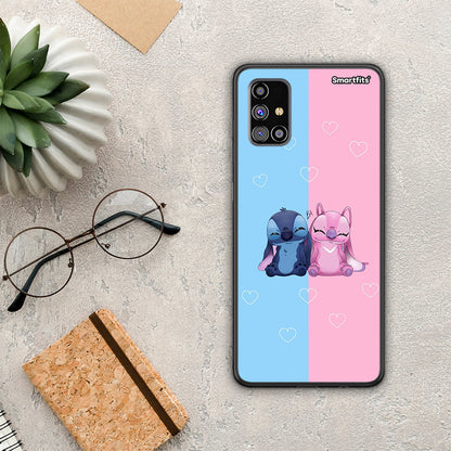 Stitch And Angel - Samsung Galaxy M31s θήκη