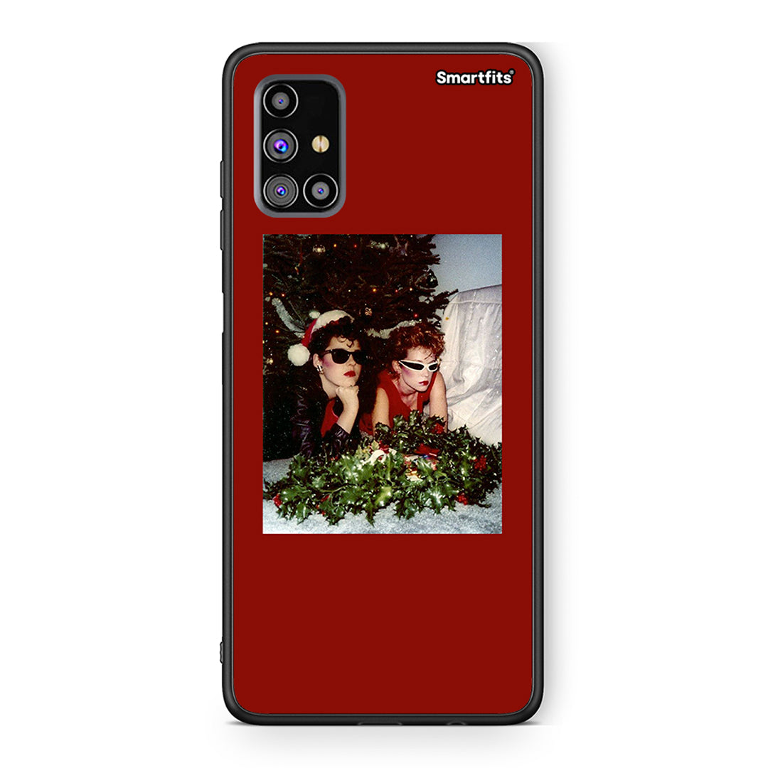 Samsung M31s Waiting For Xmas θήκη από τη Smartfits με σχέδιο στο πίσω μέρος και μαύρο περίβλημα | Smartphone case with colorful back and black bezels by Smartfits