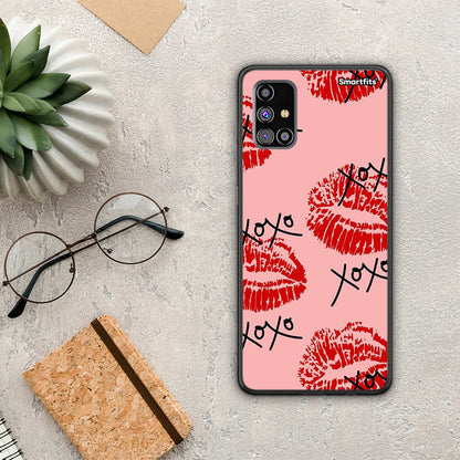 XOXO Lips - Samsung Galaxy M31s θήκη