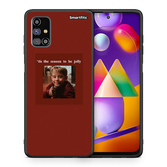 Θήκη Samsung M31s Xmas Ultimate Spirit από τη Smartfits με σχέδιο στο πίσω μέρος και μαύρο περίβλημα | Samsung M31s Xmas Ultimate Spirit case with colorful back and black bezels