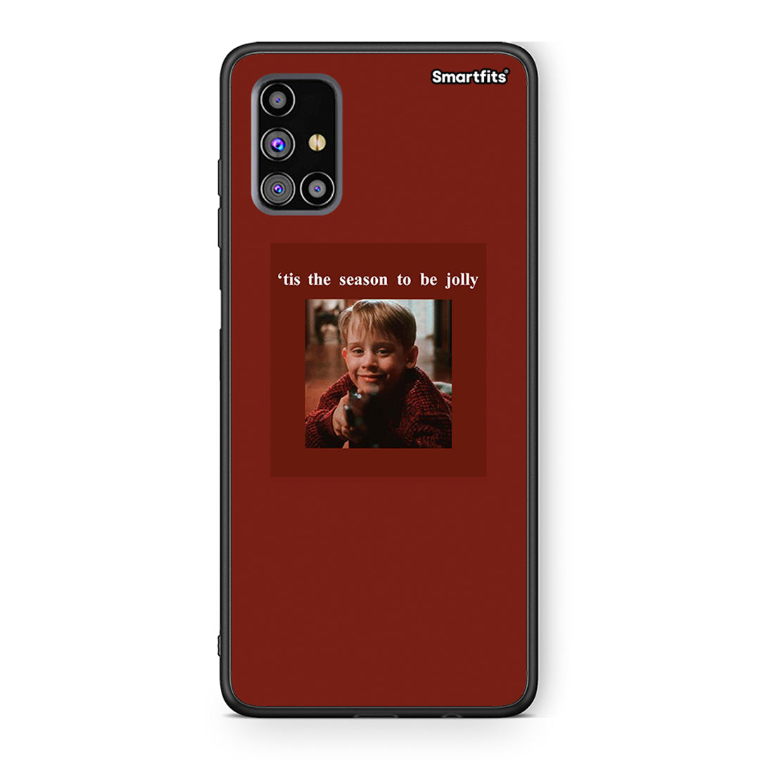 Samsung M31s Xmas Ultimate Spirit θήκη από τη Smartfits με σχέδιο στο πίσω μέρος και μαύρο περίβλημα | Smartphone case with colorful back and black bezels by Smartfits