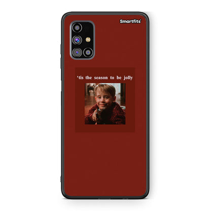 Samsung M31s Xmas Ultimate Spirit θήκη από τη Smartfits με σχέδιο στο πίσω μέρος και μαύρο περίβλημα | Smartphone case with colorful back and black bezels by Smartfits