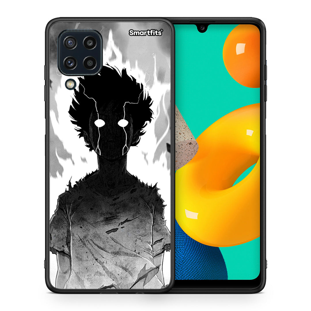Θήκη Samsung M32 4G Anime Boy από τη Smartfits με σχέδιο στο πίσω μέρος και μαύρο περίβλημα | Samsung M32 4G Anime Boy case with colorful back and black bezels