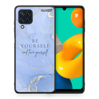 Thumbnail for Θήκη Samsung M32 4G Be Yourself από τη Smartfits με σχέδιο στο πίσω μέρος και μαύρο περίβλημα | Samsung M32 4G Be Yourself case with colorful back and black bezels