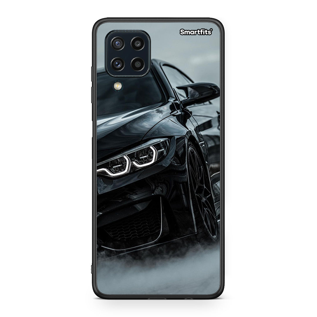 Samsung M32 4G Black BMW θήκη από τη Smartfits με σχέδιο στο πίσω μέρος και μαύρο περίβλημα | Smartphone case with colorful back and black bezels by Smartfits