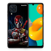 Thumbnail for Θήκη Samsung M32 4G Funny Guy από τη Smartfits με σχέδιο στο πίσω μέρος και μαύρο περίβλημα | Samsung M32 4G Funny Guy case with colorful back and black bezels