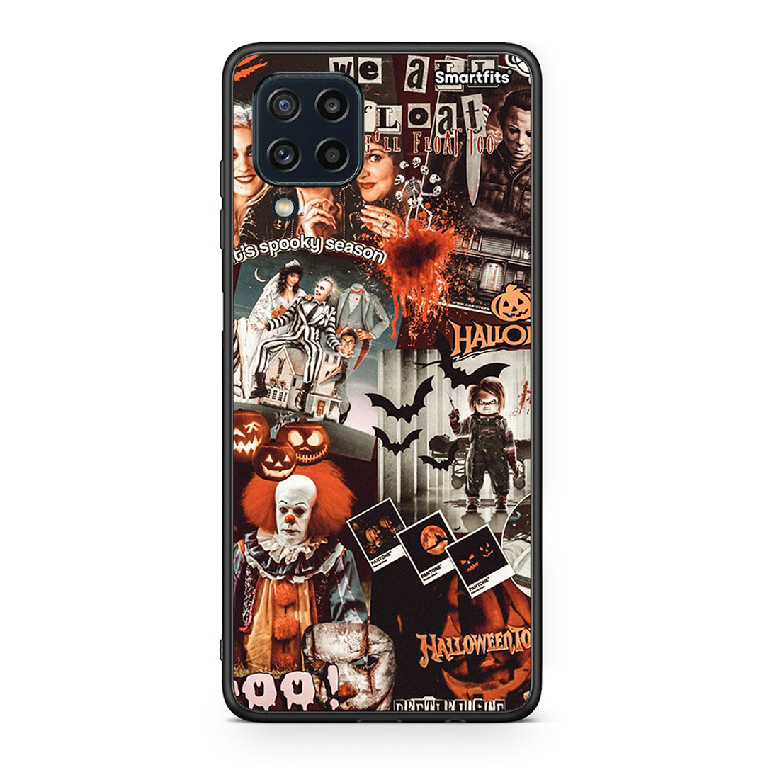 Samsung M32 4G Halloween Spooky Season Θήκη από τη Smartfits με σχέδιο στο πίσω μέρος και μαύρο περίβλημα | Smartphone case with colorful back and black bezels by Smartfits