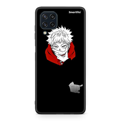 Samsung M32 4G Itadori Anime θήκη από τη Smartfits με σχέδιο στο πίσω μέρος και μαύρο περίβλημα | Smartphone case with colorful back and black bezels by Smartfits