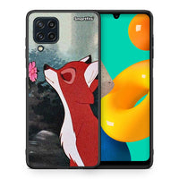 Thumbnail for Θήκη Samsung M32 4G Tod And Vixey Love 2 από τη Smartfits με σχέδιο στο πίσω μέρος και μαύρο περίβλημα | Samsung M32 4G Tod And Vixey Love 2 case with colorful back and black bezels