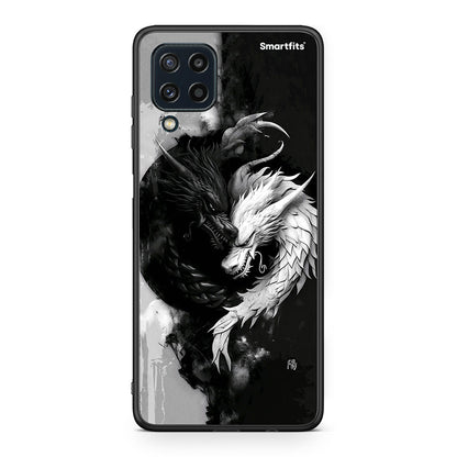 Samsung M32 4G Yin Yang Θήκη από τη Smartfits με σχέδιο στο πίσω μέρος και μαύρο περίβλημα | Smartphone case with colorful back and black bezels by Smartfits