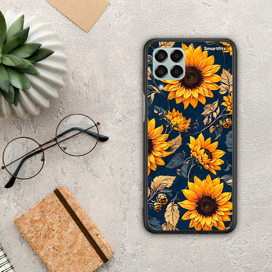 Autumn Sunflowers - Samsung Galaxy M33 θήκη