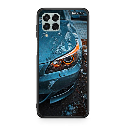 Samsung M33 Bmw E60 θήκη από τη Smartfits με σχέδιο στο πίσω μέρος και μαύρο περίβλημα | Smartphone case with colorful back and black bezels by Smartfits