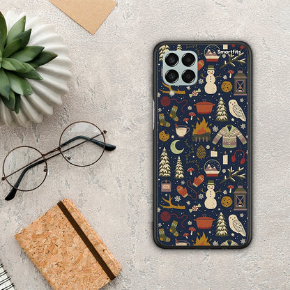 Christmas Elements - Samsung Galaxy M33 θήκη