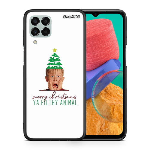 Θήκη Samsung M33 Filthy Animal από τη Smartfits με σχέδιο στο πίσω μέρος και μαύρο περίβλημα | Samsung M33 Filthy Animal case with colorful back and black bezels