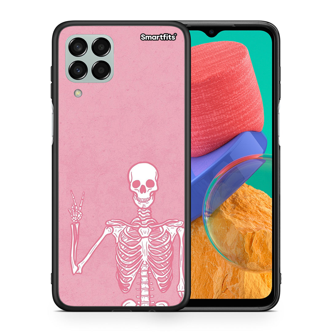Θήκη Samsung M33 Halloween Motivation από τη Smartfits με σχέδιο στο πίσω μέρος και μαύρο περίβλημα | Samsung M33 Halloween Motivation case with colorful back and black bezels