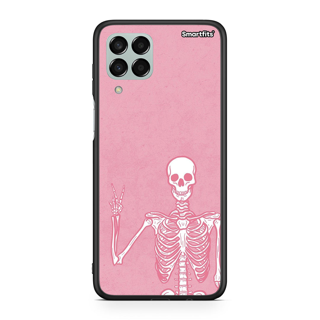 Samsung M33 Halloween Motivation θήκη από τη Smartfits με σχέδιο στο πίσω μέρος και μαύρο περίβλημα | Smartphone case with colorful back and black bezels by Smartfits