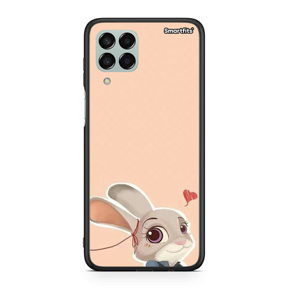Samsung M33 Nick Wilde And Judy Hopps Love 2 θήκη από τη Smartfits με σχέδιο στο πίσω μέρος και μαύρο περίβλημα | Smartphone case with colorful back and black bezels by Smartfits