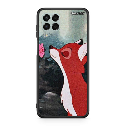 Samsung M33 Tod And Vixey Love 2 θήκη από τη Smartfits με σχέδιο στο πίσω μέρος και μαύρο περίβλημα | Smartphone case with colorful back and black bezels by Smartfits
