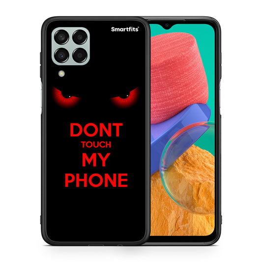 Θήκη Samsung M33 Touch My Phone από τη Smartfits με σχέδιο στο πίσω μέρος και μαύρο περίβλημα | Samsung M33 Touch My Phone case with colorful back and black bezels