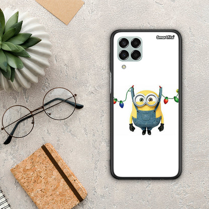 Xmas Minion Lights - Samsung Galaxy M33 θήκη