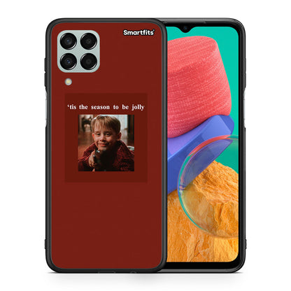 Θήκη Samsung M33 Xmas Ultimate Spirit από τη Smartfits με σχέδιο στο πίσω μέρος και μαύρο περίβλημα | Samsung M33 Xmas Ultimate Spirit case with colorful back and black bezels