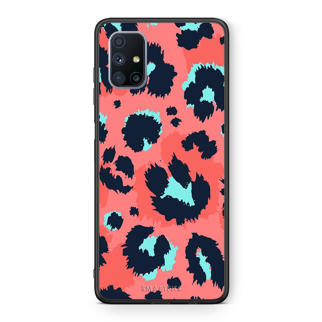 Animal Pink Leopard - Samsung Galaxy M51 θήκη