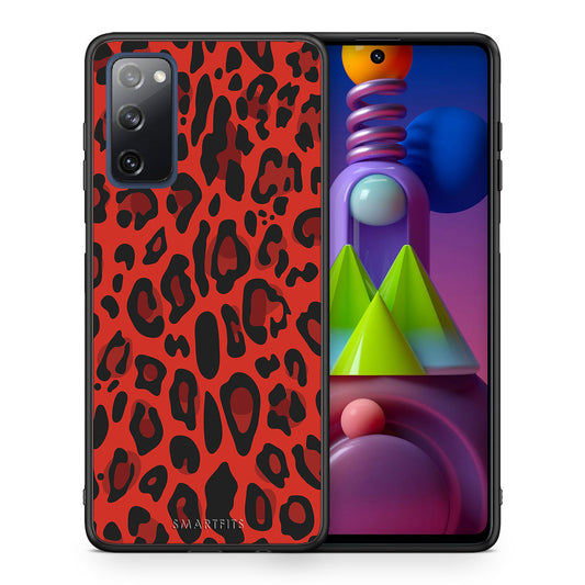 Animal Red Leopard - Samsung Galaxy M51 θήκη