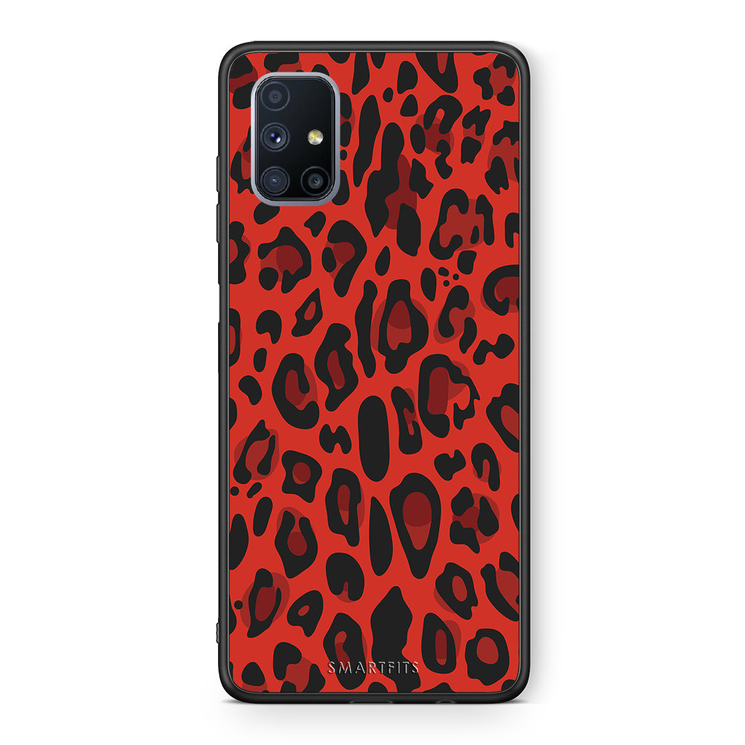 Animal Red Leopard - Samsung Galaxy M51 θήκη