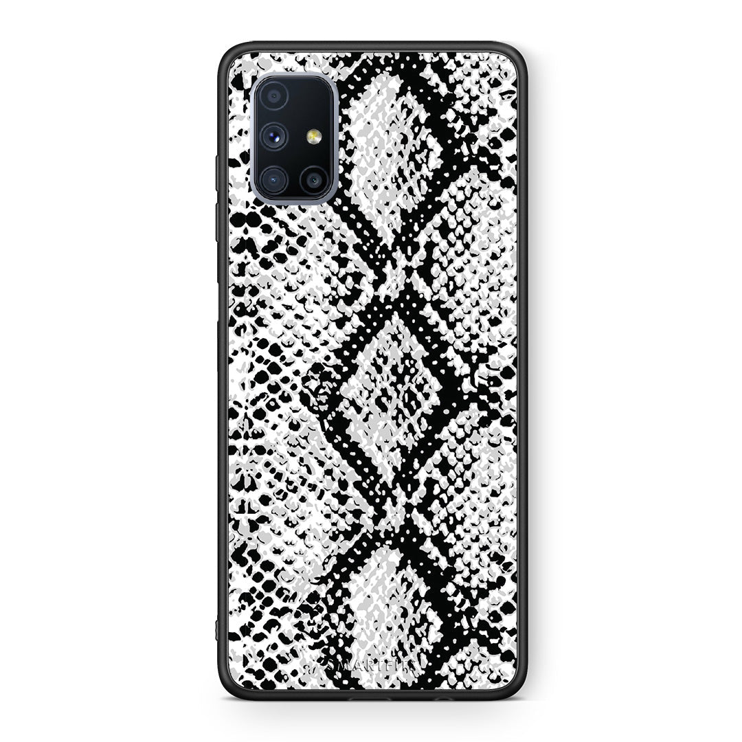 Animal White Snake - Samsung Galaxy M51 θήκη