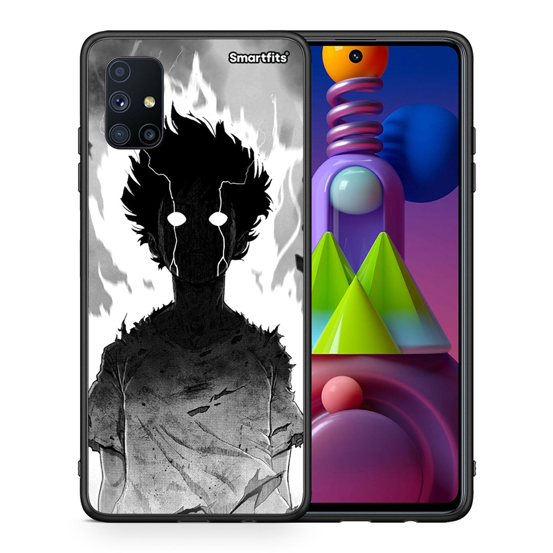 Θήκη Samsung Galaxy M51 Anime Boy από τη Smartfits με σχέδιο στο πίσω μέρος και μαύρο περίβλημα | Samsung Galaxy M51 Anime Boy case with colorful back and black bezels