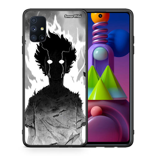 Θήκη Samsung Galaxy M51 Anime Boy από τη Smartfits με σχέδιο στο πίσω μέρος και μαύρο περίβλημα | Samsung Galaxy M51 Anime Boy case with colorful back and black bezels