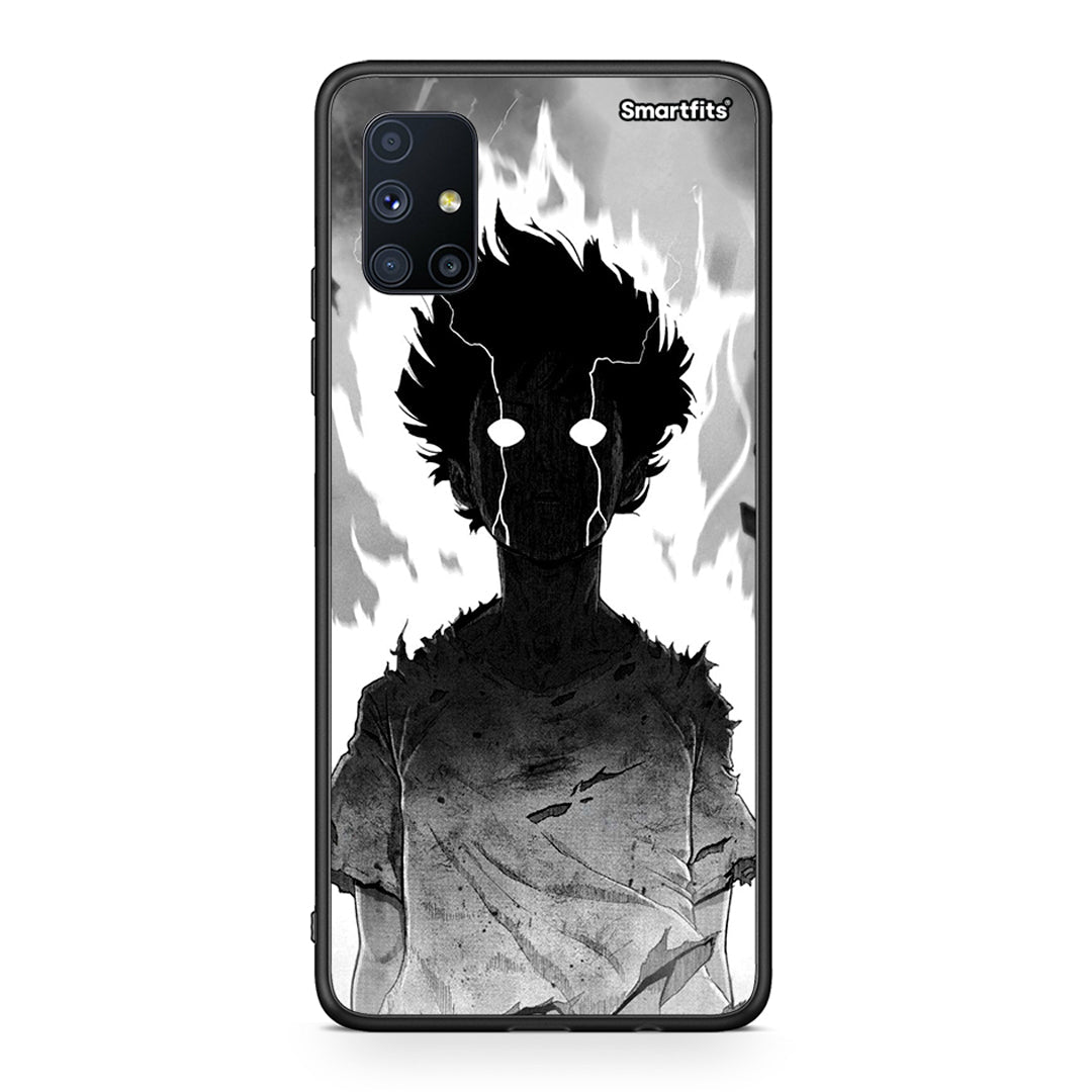 Θήκη Samsung Galaxy M51 Anime Boy από τη Smartfits με σχέδιο στο πίσω μέρος και μαύρο περίβλημα | Samsung Galaxy M51 Anime Boy case with colorful back and black bezels