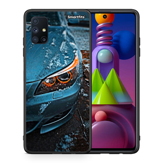 Θήκη Samsung Galaxy M51 Bmw E60 από τη Smartfits με σχέδιο στο πίσω μέρος και μαύρο περίβλημα | Samsung Galaxy M51 Bmw E60 case with colorful back and black bezels