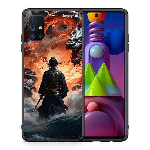 Dragons Fight - Samsung Galaxy M51 θήκη