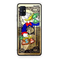 Thumbnail for Θήκη Samsung Galaxy M51 Duck Money από τη Smartfits με σχέδιο στο πίσω μέρος και μαύρο περίβλημα | Samsung Galaxy M51 Duck Money case with colorful back and black bezels