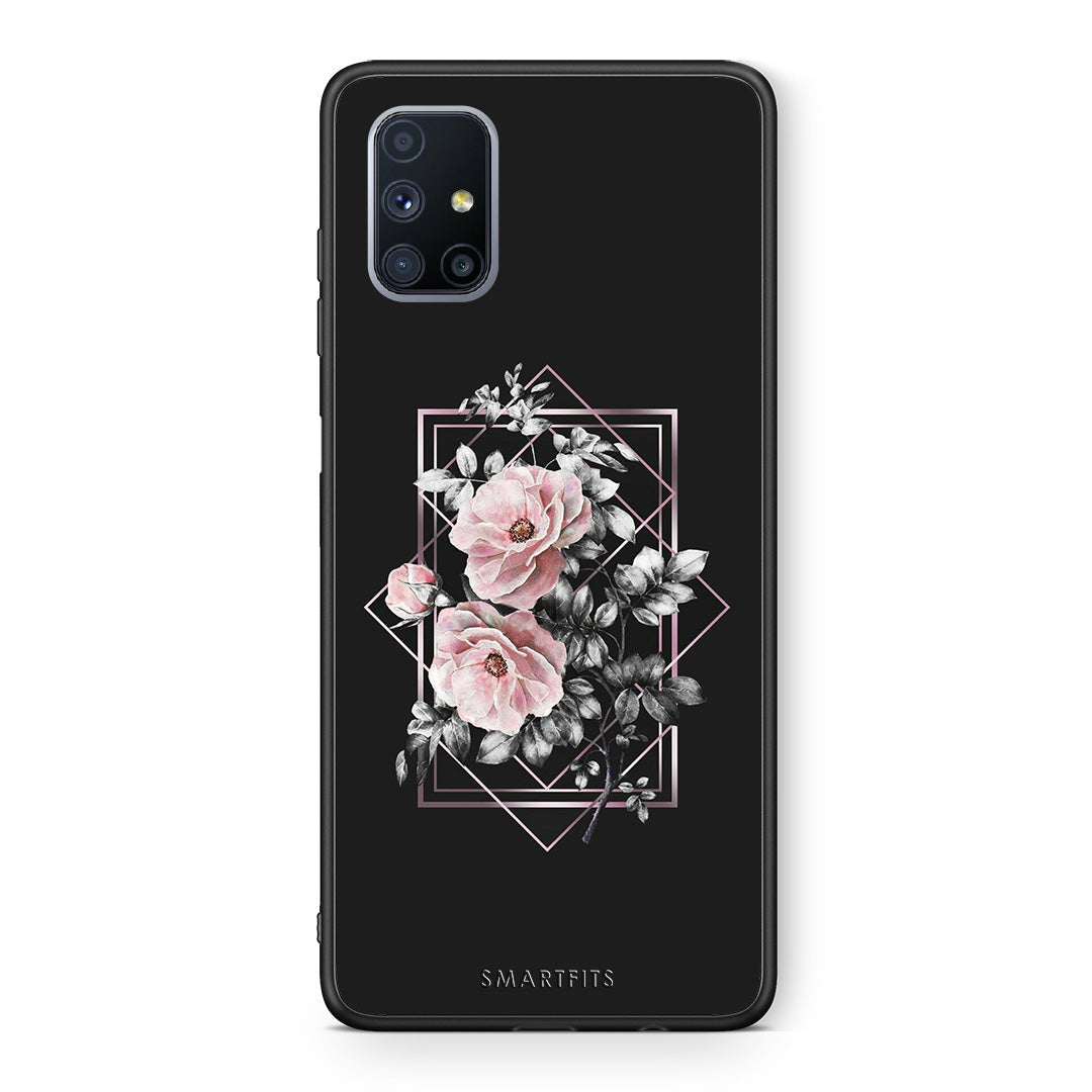 Flower Frame - Samsung Galaxy M51 θήκη