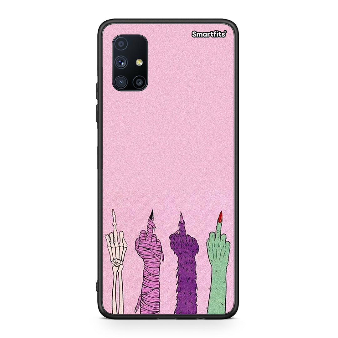 Θήκη Samsung Galaxy M51 Halloween Be A Lady από τη Smartfits με σχέδιο στο πίσω μέρος και μαύρο περίβλημα | Samsung Galaxy M51 Halloween Be A Lady case with colorful back and black bezels
