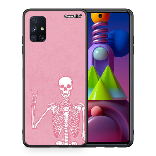 Θήκη Samsung Galaxy M51 Halloween Motivation από τη Smartfits με σχέδιο στο πίσω μέρος και μαύρο περίβλημα | Samsung Galaxy M51 Halloween Motivation case with colorful back and black bezels