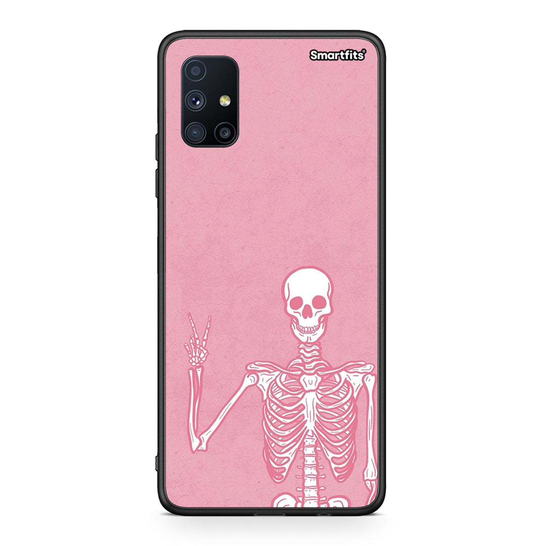 Θήκη Samsung Galaxy M51 Halloween Motivation από τη Smartfits με σχέδιο στο πίσω μέρος και μαύρο περίβλημα | Samsung Galaxy M51 Halloween Motivation case with colorful back and black bezels