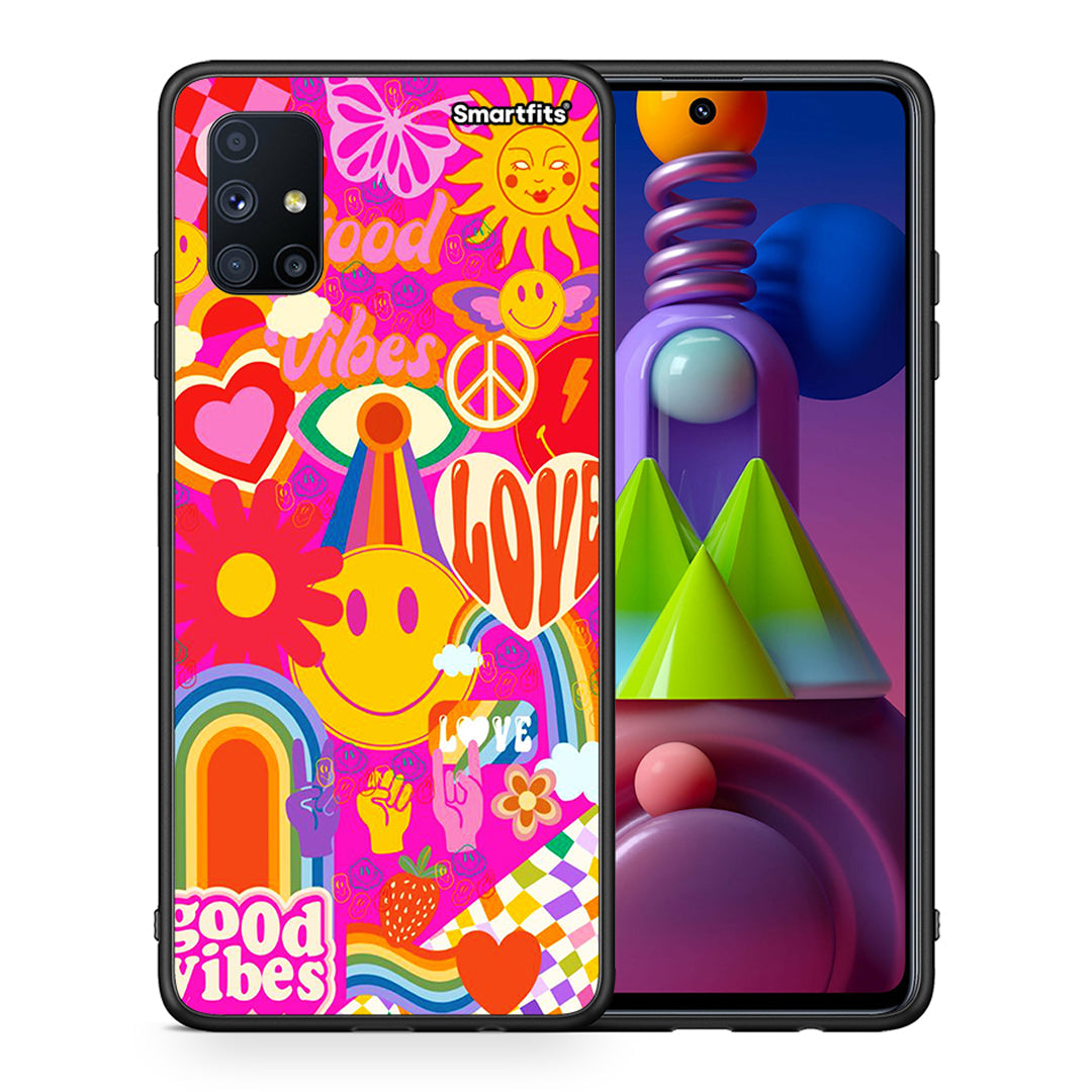 Hippie Love - Samsung Galaxy M51 θήκη
