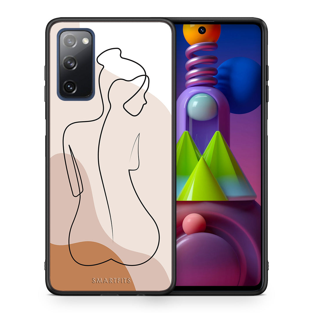 LineArt Woman - Samsung Galaxy M51 θήκη