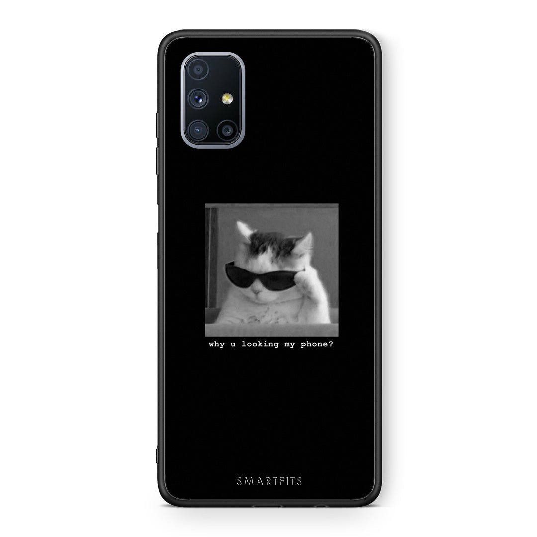 Meme Cat - Samsung Galaxy M51 θήκη