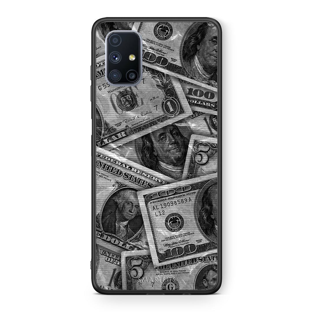 Money Dollars - Samsung Galaxy M51 θήκη