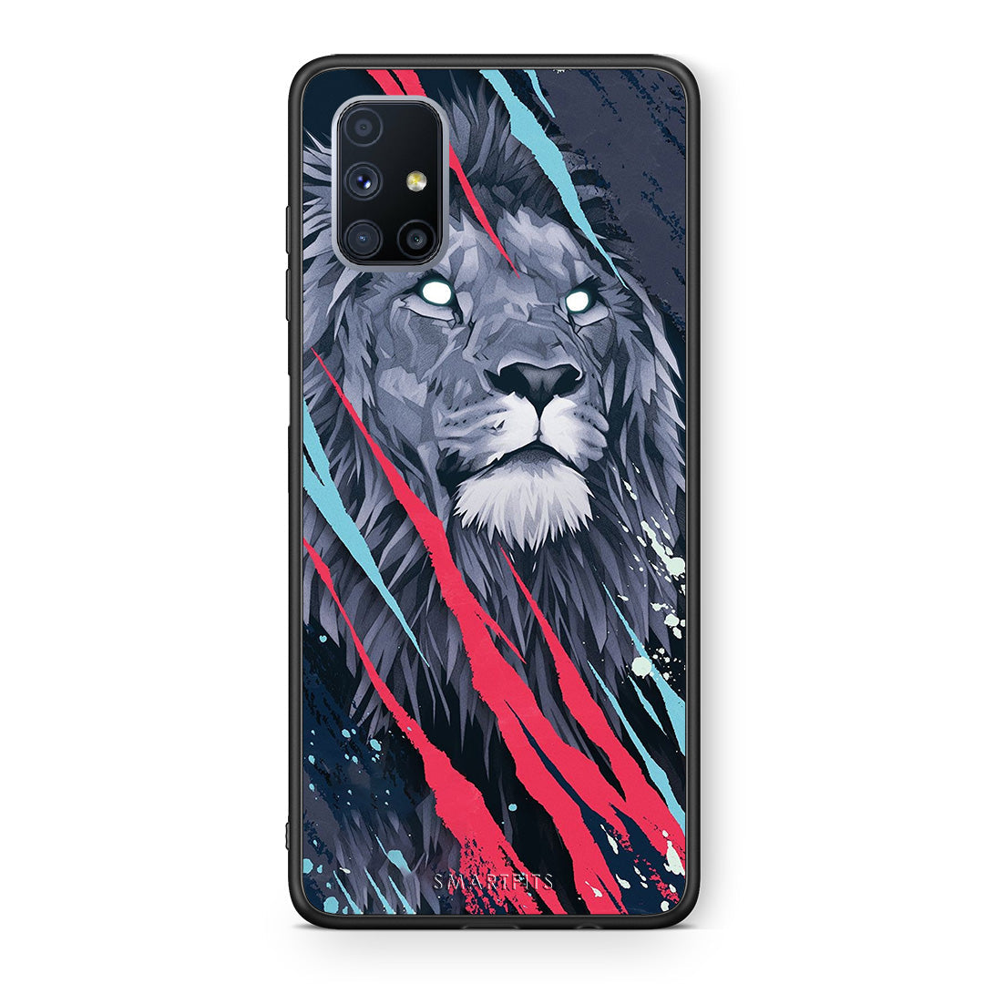 PopArt Lion Designer - Samsung Galaxy M51 θήκη