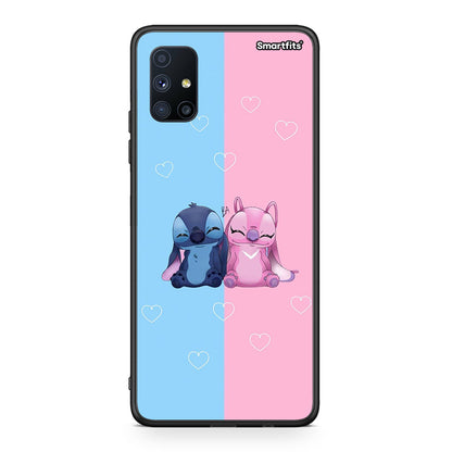 Stitch And Angel - Samsung Galaxy M51 θήκη